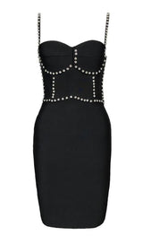DIAMANTE BANDAGE MINI DRESS Dresses styleofcb