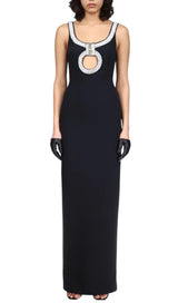 CUT OUT BANDAGE MAXI DRESS IN BLACK Dresses styleofcb