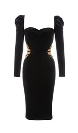 LONG SLEEVE BODYSUIT IN BLACK DRESSES styleofcb
