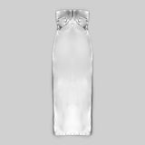 FAUX LEATHER STRAPLESS MAXI DRESS IN SILVER dresses styleofcb