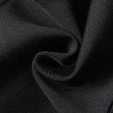 BANDAGE DIAMOND MIDI SPLIT DRESS IN BLACK styleofcb