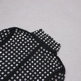 CRYSTAL CROP TOP IN BLACK styleofcb