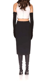 JEWELLED TENTACLE TWO PIECE IN WHITE DRESS STYLE OF CB