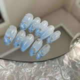 DIAMANTE HANDMADE PRESS ON NAILS Press On Nails Oh CICI