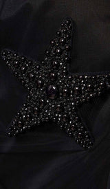 STARFISH EMBELLISHED MINI DRESS IN BLACK DRESS STYLE OF CB