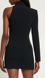 STARFISH EMBELLISHED MINI DRESS IN BLACK DRESS STYLE OF CB