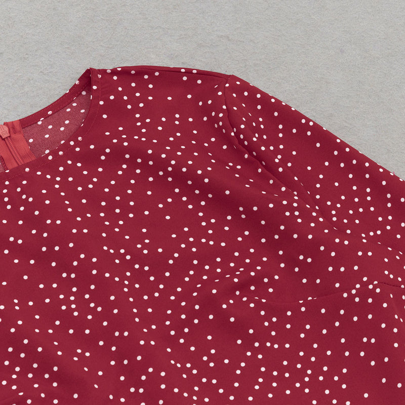PRINCESS POLLY POLKA DOTS MINI DRESS