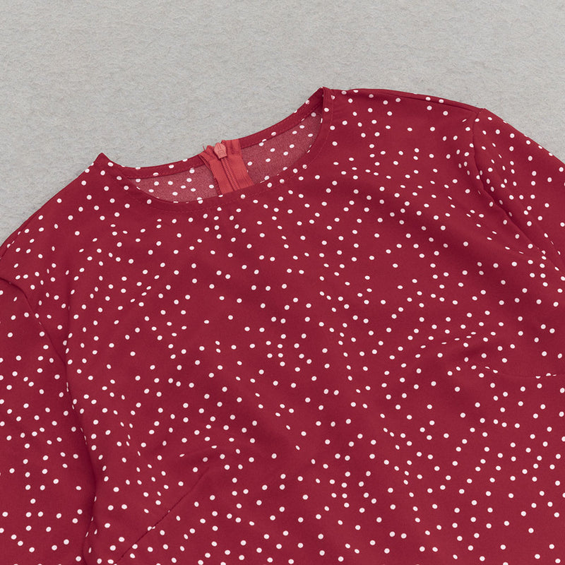 PRINCESS POLLY POLKA DOTS MINI DRESS