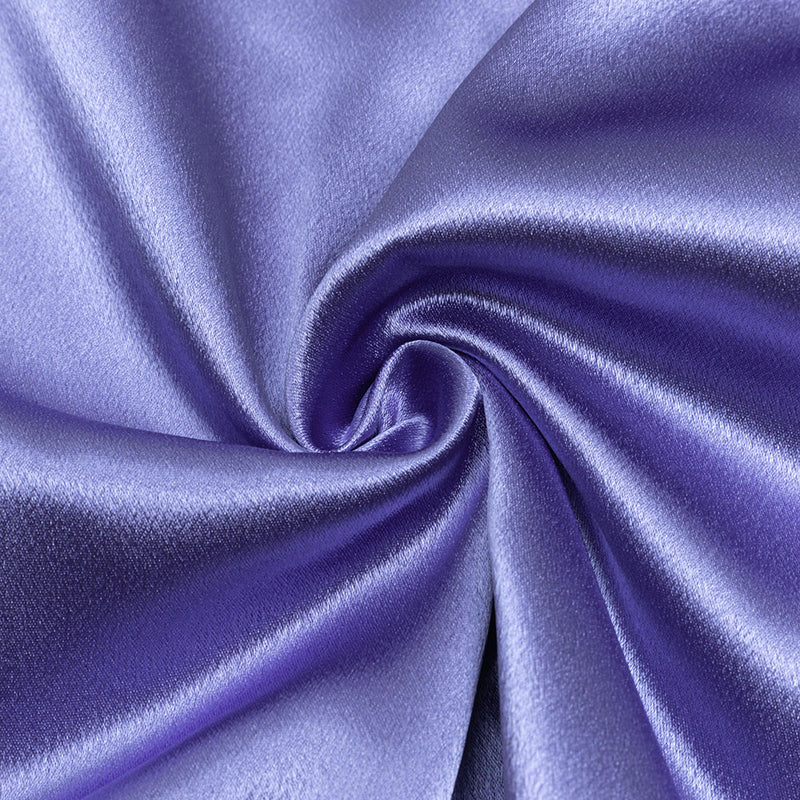 SLEEVELESS HALTER SATIN MAXI DRESS
