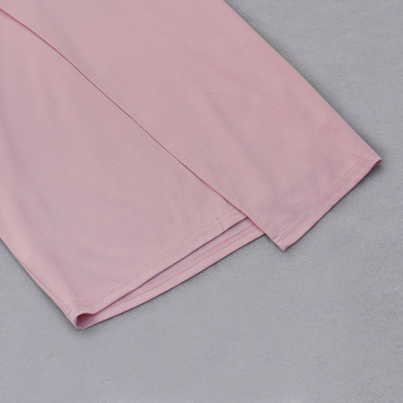 RUCHED ASYMMETRICAL HEM DRESS