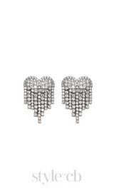 Heart Tassel Earrings