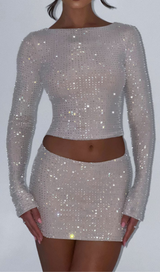 TWO PIECES SET IN NUDE