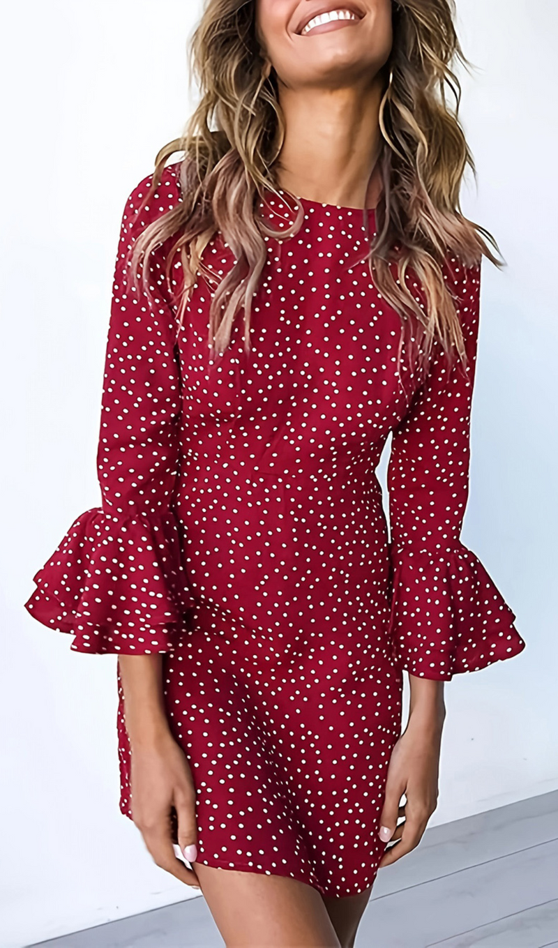 PRINCESS POLLY POLKA DOTS MINI DRESS