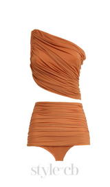 RUCHED BIKINI SET