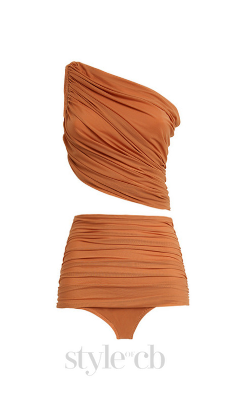 RUCHED BIKINI SET