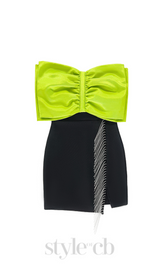 AMICIA BOW DECOR MINI DRESS