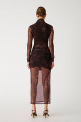 MADIGRAL MESH MIDI DRESS