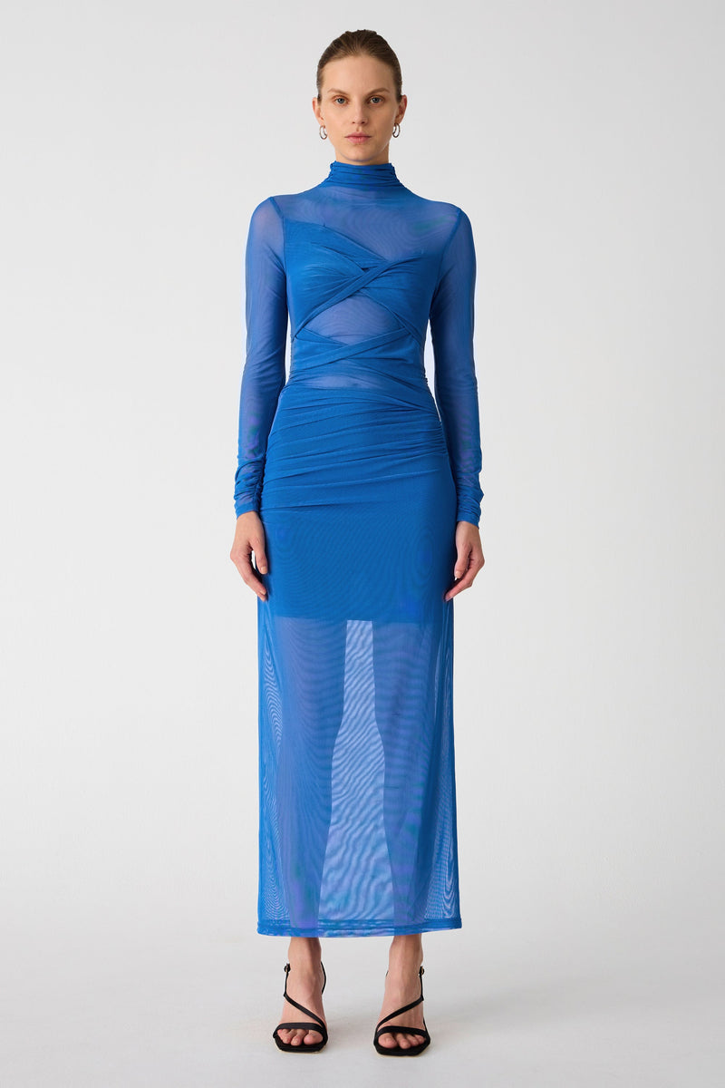 MADIGRAL MESH MIDI DRESS