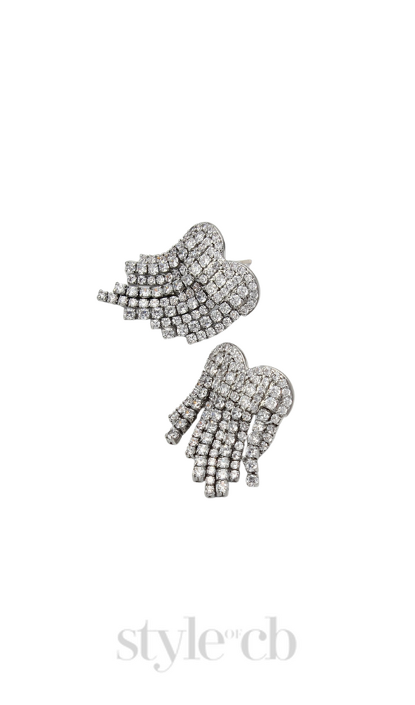 Heart Tassel Earrings