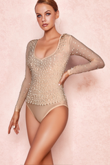 PEARL MESH BODYSUIT