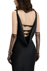 gwendolyn corset bodycon mermaid maxi dress in white