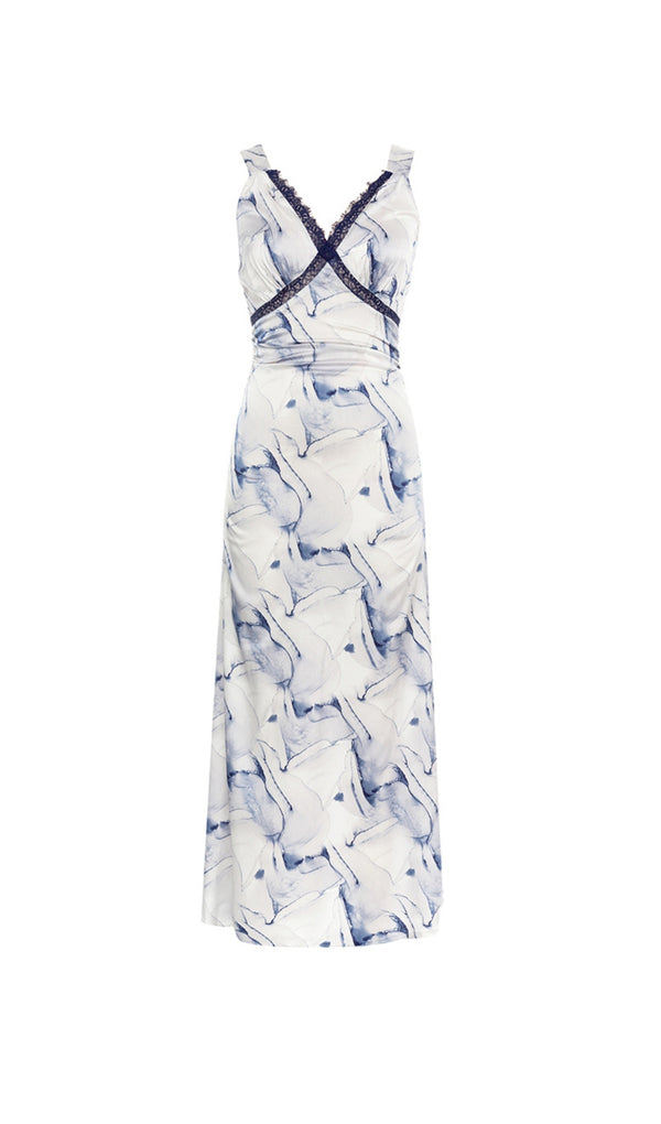 GRAPHIC PRINT CAMI MAXI DRESS