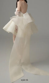 Dervla Strapless Bow Mini Dress