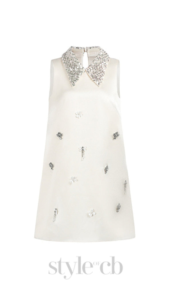 ANNOT SEQUIN COLLAR MINI DRESS