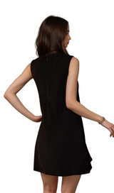 blanche Balius Sleeveless Flower Mini Dress