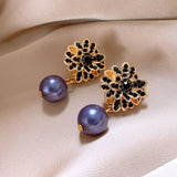 Danilo Flower Pearl Earrings