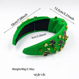 Black Clover Headband With Diamond Set