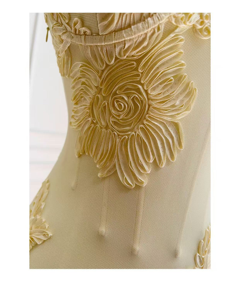 Nefertiti Maxi Dress - Lemon