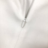 Off-Shoulder pearl embellished bodycon maxi dress in white