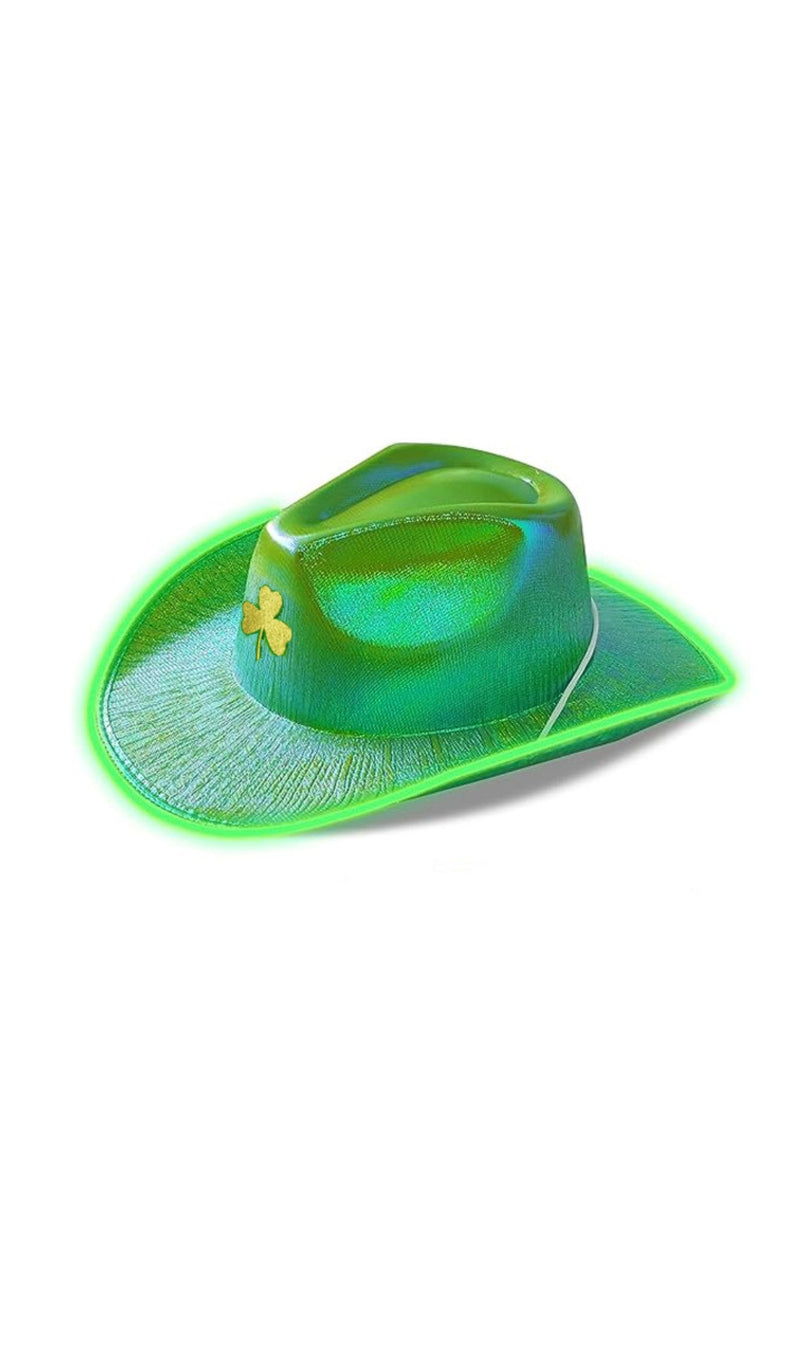 Green Clover Cowboy Hat