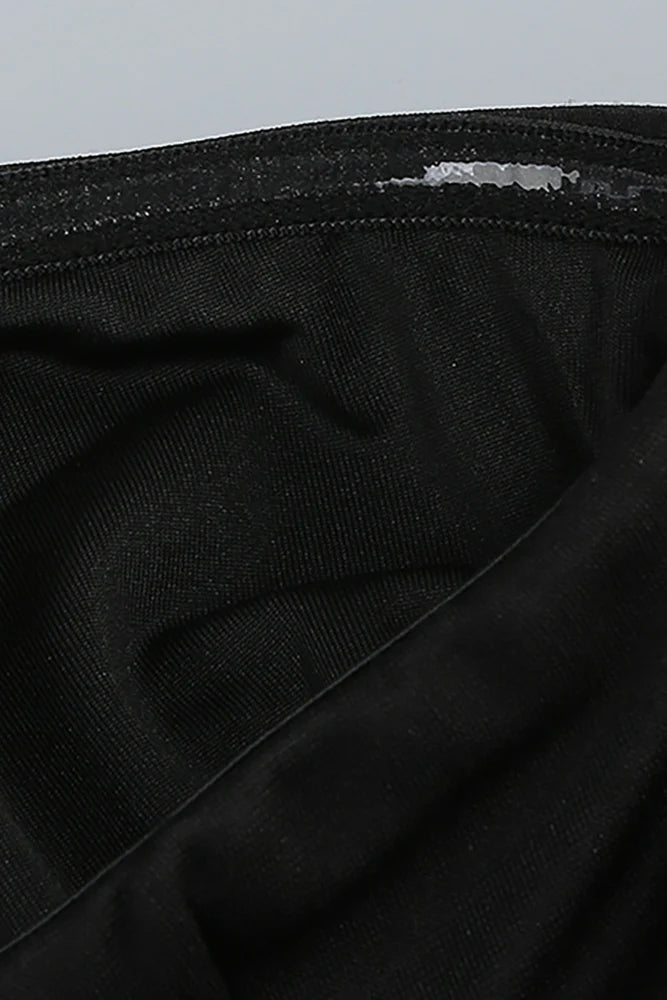 Nodin Strapless Dot Mesh Maxi Dress in red