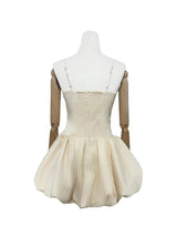 doreen 3d flower bud mini dress