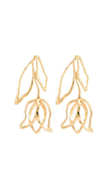 Dorcas Gold Flower Earrings
