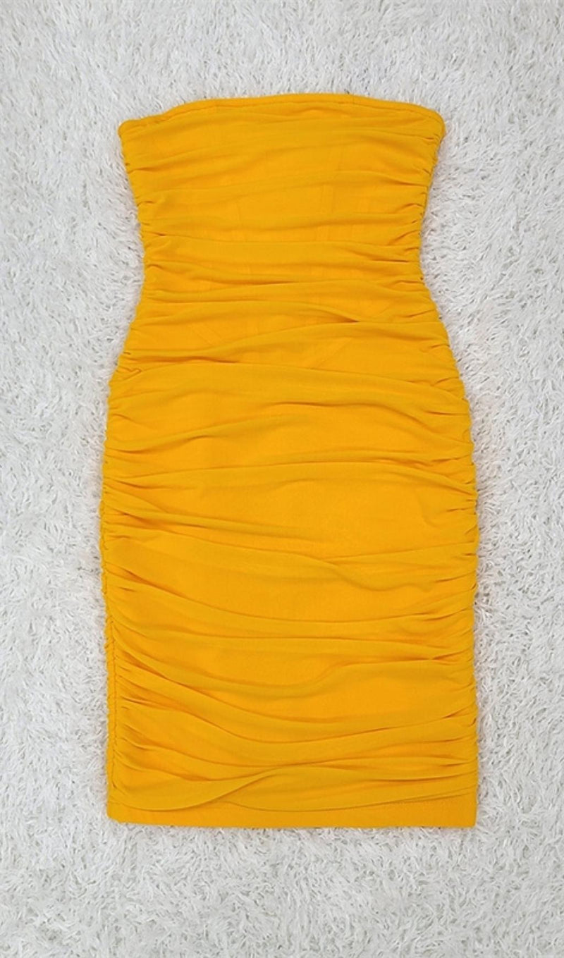 STRAPLESS CORSET MIDI DRESS Dresses styleofcb 