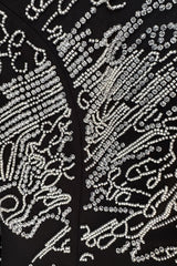 Choca Letter Embroidery Mini Dress