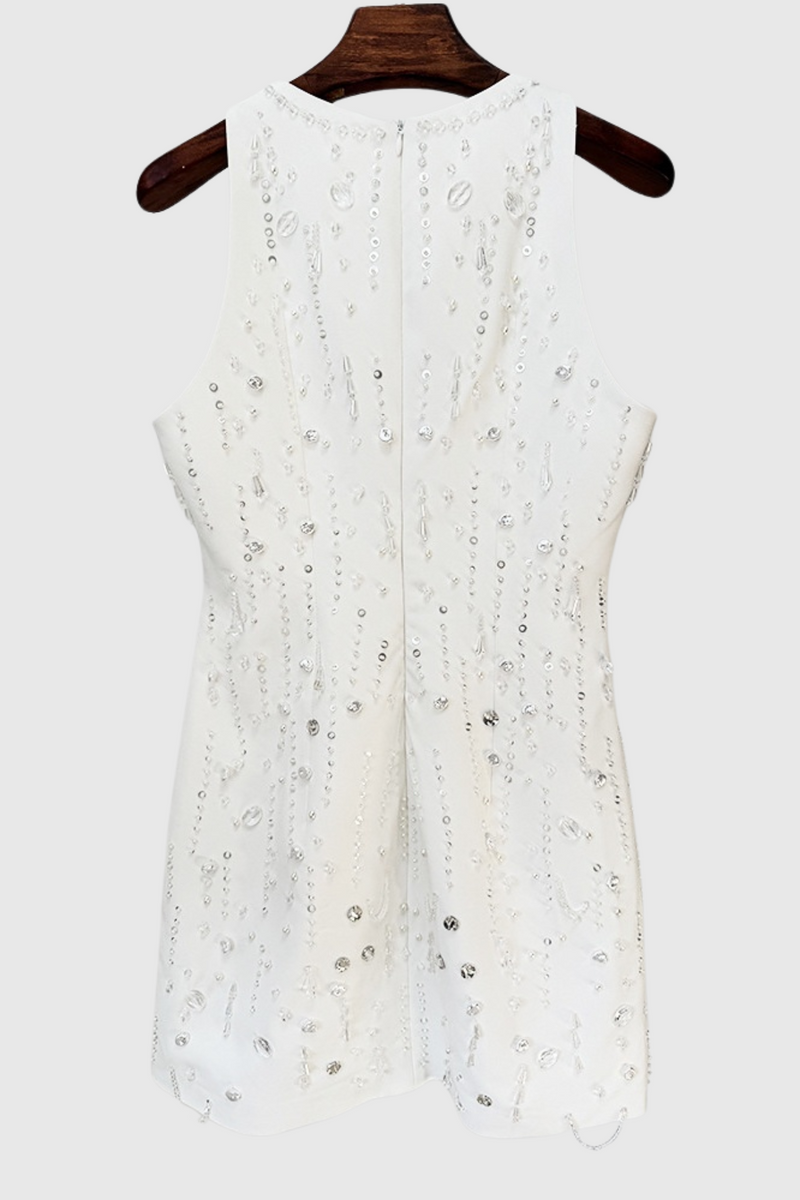 Dallan Beaded Embellished Mini Dress