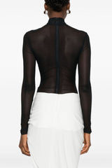 Deirdre Feather Mesh Bodysuit