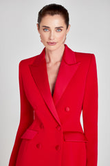 Monica Blazer dress in red