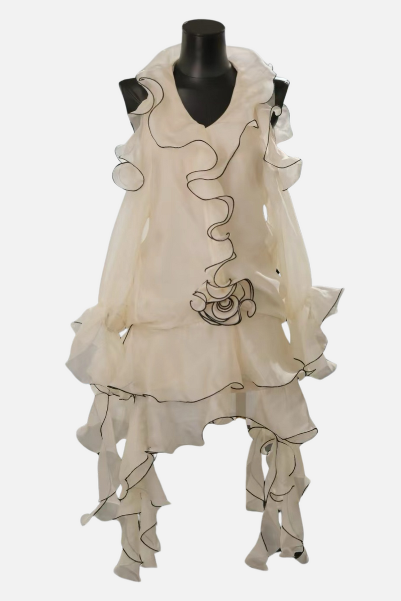 Eavan Ruffle Floral Mini Dress