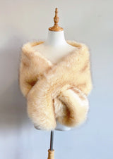 isabel Fur Shawl