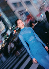 MADIGRAL MESH MIDI DRESS