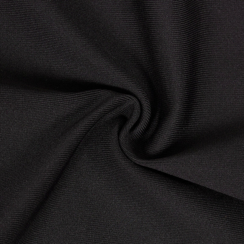 halter sleeveless Sequin Ruffle trim maxi dress in black