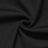 roberta Pearl Flower Rhinestone maxi dress in black