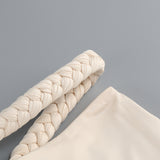 crystal chain embellished fishtail skirt set in apricot