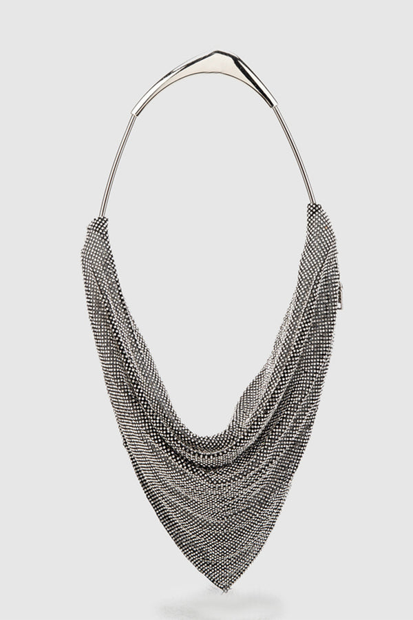Rhinestone Embellished Tote Bag