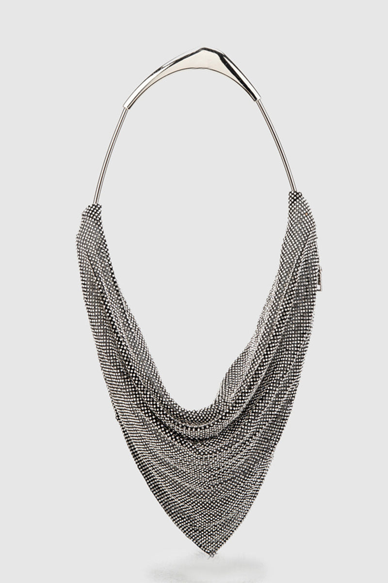 Rhinestone Embellished Tote Bag